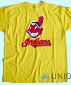 Cleveland Indians Logo T Shirt Unisex Tee Shirt Printing Size S 3XL 4