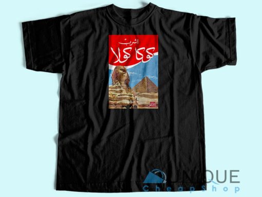 Coca Cola Arabic T-Shirt Unisex Custom Tee Shirt Printing