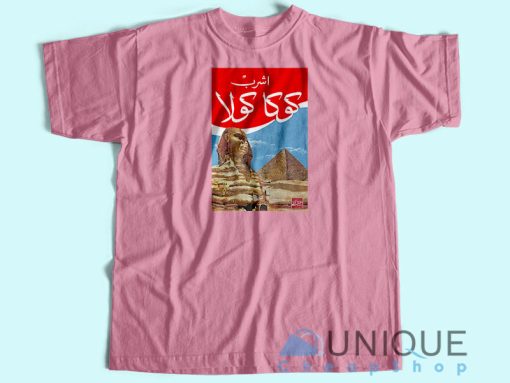 Coca Cola Arabic T-Shirt Unisex Custom Tee Shirt Printing