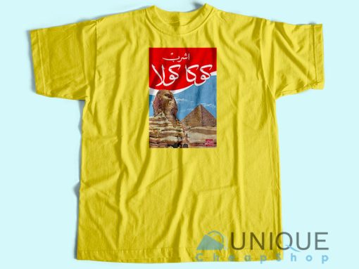 Coca Cola Arabic T-Shirt Unisex Custom Tee Shirt Printing