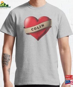Colin Lovely Red Heart With A Ribbon Classic T-Shirt Sweatshirt