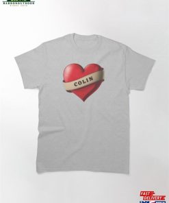 Colin Lovely Red Heart With A Ribbon Classic T-Shirt Sweatshirt