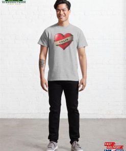 Colin Lovely Red Heart With A Ribbon Classic T Shirt Sweatshirt 4