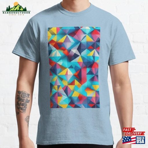 Colourful Geometric Pattern Classic T-Shirt Hoodie