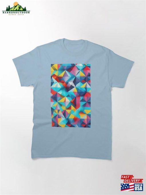 Colourful Geometric Pattern Classic T-Shirt Hoodie