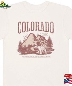 Comfort Colors Colorado T-Shirt Retro Custom National Park Graphic Shirt Personalized 2023 Summer Vacation Girls Trip Sweatshirt