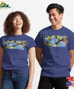 Cool Blue Fungi Classic T-Shirt 2 Cool Blue Fungi Classic T Shirt 3
