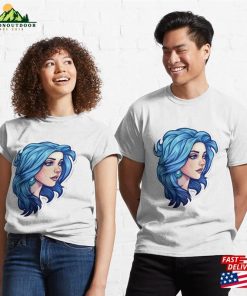 Copy Of Blue Hair Girl Alicia Classic T-Shirt Hoodie