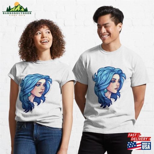 Copy Of Blue Hair Girl Alicia Classic T-Shirt Hoodie