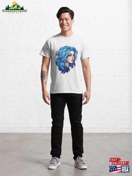 Copy Of Blue Hair Girl Alicia Classic T-Shirt Hoodie