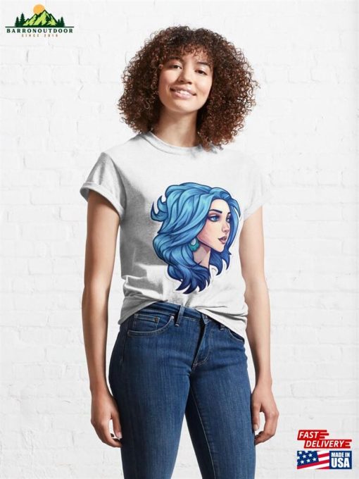 Copy Of Blue Hair Girl Alicia Classic T-Shirt Hoodie