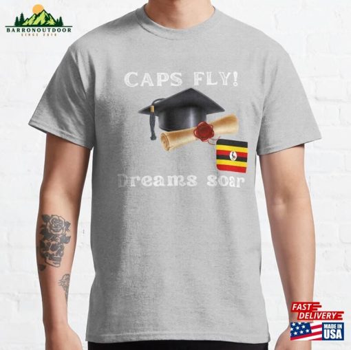 Copy Of Caps Fly Dreams Soar! Congratuations Ugandan Graduates Sweatshirt Unisex