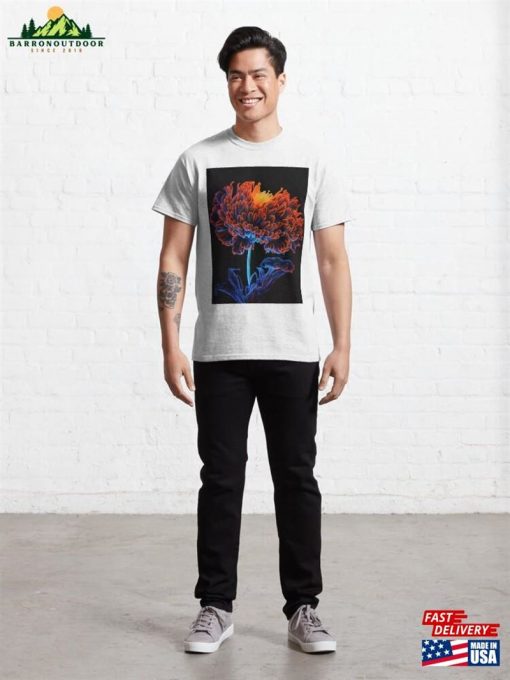 Cosmic Flower Glow Classic T-Shirt Hoodie