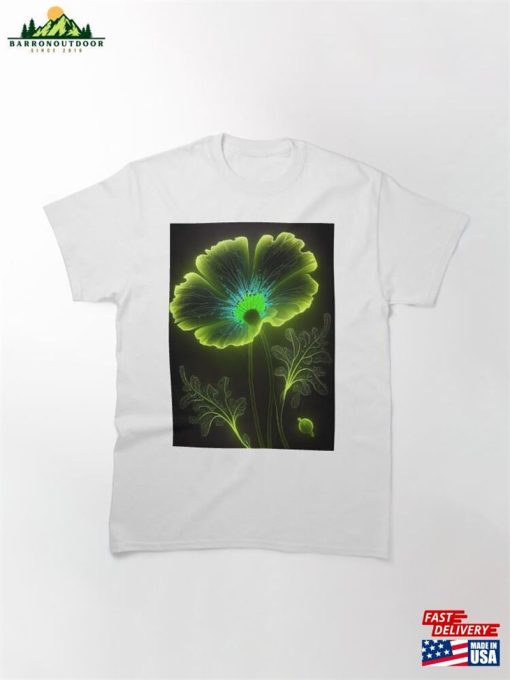 Cosmic Flower Glow Classic T-Shirt Hoodie Unisex