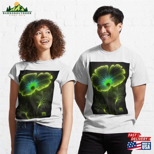 Cosmic Flower Glow Classic T-Shirt Hoodie Unisex