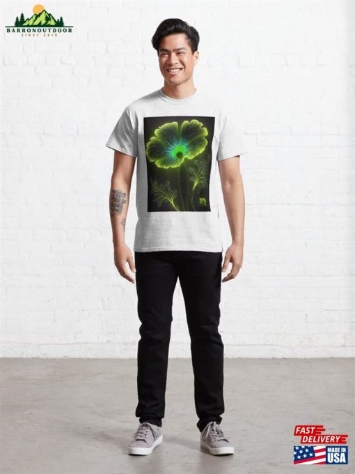 Cosmic Flower Glow Classic T-Shirt Hoodie Unisex