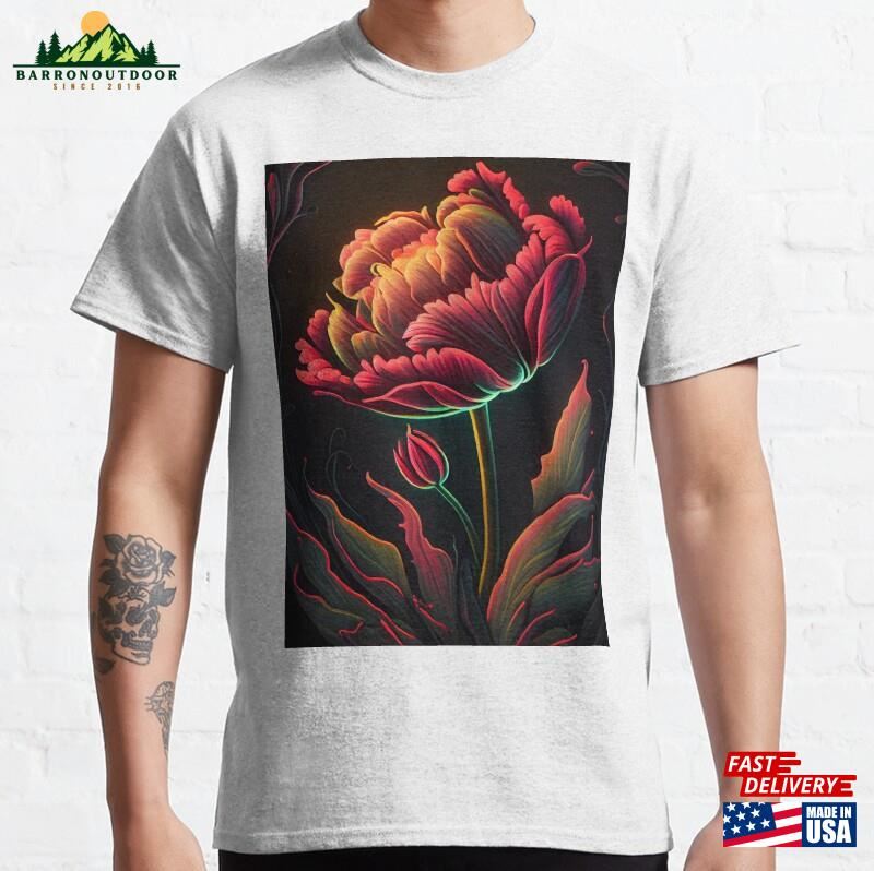 Cosmic Flower Glow Classic T-Shirt Sweatshirt Hoodie Cosmic Flower Glow Classic T-Shirt Sweatshirt Hoodie