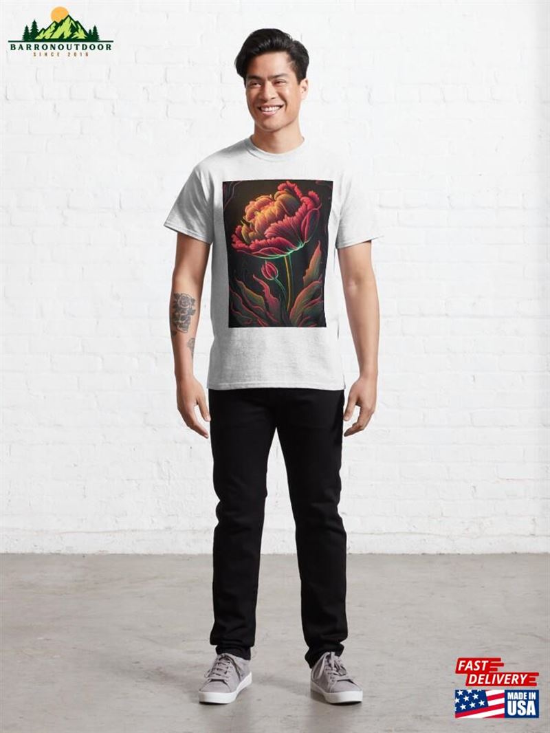 Cosmic Flower Glow Classic T-Shirt Sweatshirt Hoodie Cosmic Flower Glow Classic T-Shirt Sweatshirt Hoodie