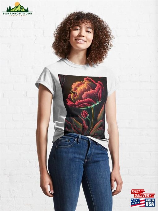 Cosmic Flower Glow Classic T-Shirt Sweatshirt Hoodie