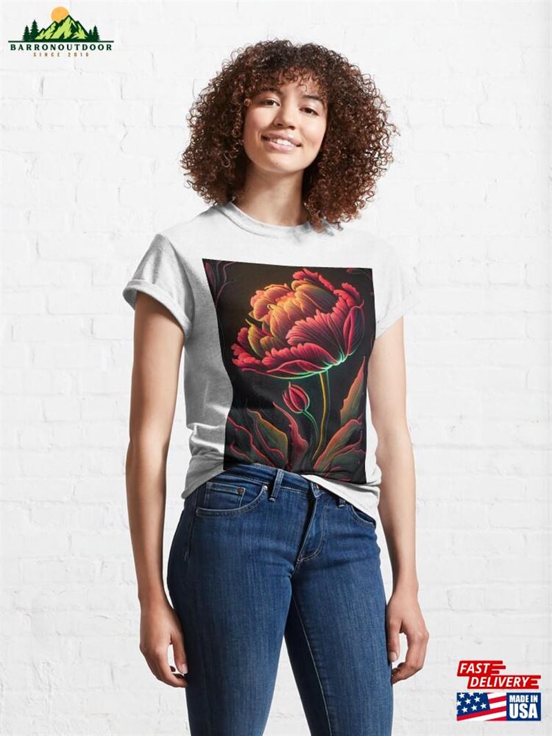 Cosmic Flower Glow Classic T-Shirt Sweatshirt Hoodie Cosmic Flower Glow Classic T-Shirt Sweatshirt Hoodie
