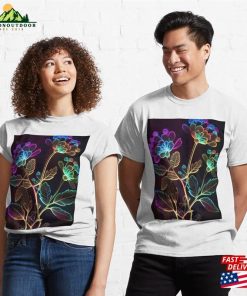 Cosmic Flower Glow Classic T-Shirt Unisex