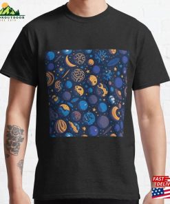 Cosmic Wonders Stellar Patterns And Planetary Designs Classic T-Shirt Unisex