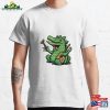 Crocodile Playing Instrument Classic T-Shirt Hoodie Sweatshirt