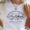Custom Name Camping Trip Shirt Personalized Adventuring Together Mountain Hiking Hoodie Classic