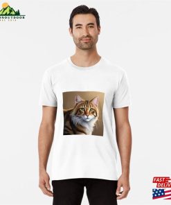 Cute Cat Generated By Ai Image Prompt Premium T-Shirt Classic Sweatshirt