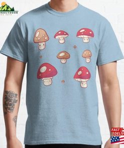 Cute Mushroom Illustration Classic T-Shirt Sweatshirt