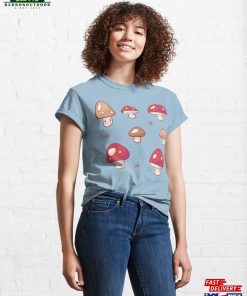 Cute Mushroom Illustration Classic T-Shirt Sweatshirt 3 Cute Mushroom Illustration Classic T Shirt Sweatshirt 4