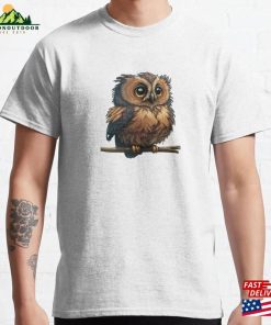 Cute Owl Art Classic T-Shirt Hoodie Unisex