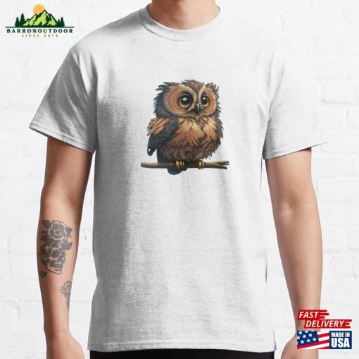 Cute Owl Art Classic T-Shirt Hoodie Unisex