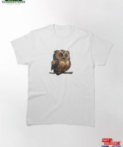 Cute Owl Art Classic T-Shirt Hoodie Unisex