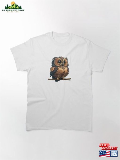 Cute Owl Art Classic T-Shirt Hoodie Unisex