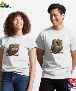 Cute Owl Art Classic T-Shirt Hoodie Unisex 2 Cute Owl Art Classic T Shirt Hoodie Unisex 3