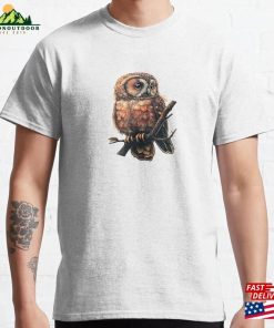 Cute Owl Art Classic T-Shirt Unisex Hoodie