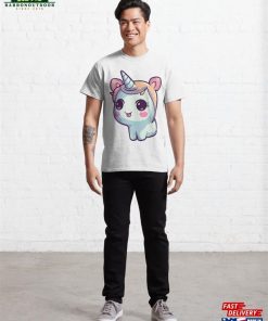 Cute Unicorn In Kawaii Style Classic T Shirt Sweatshirt 4
