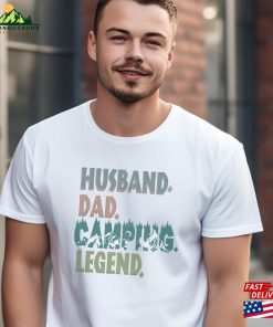 Dad Camping Shirt Happy Nature Lover Gift Hoodie T-Shirt 3 Dad Camping Shirt Happy Nature Lover Gift Hoodie T Shirt 1 1