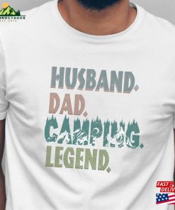 Dad Camping Shirt Happy Nature Lover Gift Sweatshirt Classic 3
