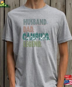 Dad Camping Shirt Happy Nature Lover Gift Sweatshirt Classic 4