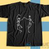 Dancing Skeletons Day of the Dead Halloween T-Shirt Size S-3XL