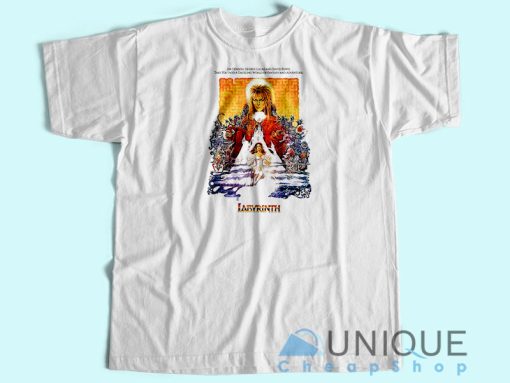 David Bowie Labyrinth 86 T-Shirt Unisex Custom Tee Shirt Printing