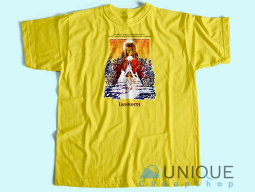 David Bowie Labyrinth 86 T-Shirt Unisex Custom Tee Shirt Printing