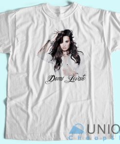 Demi Lovato T-Shirt Unisex Tee Shirt Printing Size S-3XL
