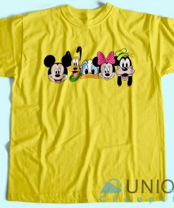 Disney Mickey And Friends T Shirt Unisex Tee Shirt Printing Size S 3XL 3