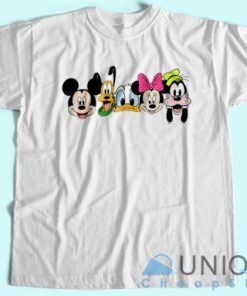 Disney Mickey And Friends T Shirt Unisex Tee Shirt Printing Size S 3XL 4