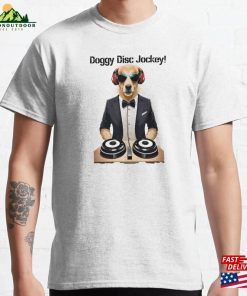 Dj Woof Hilarious Doggy Disc Jockey Golden Retriever T-Shirt Classic
