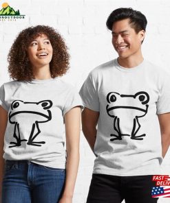 Doodle Frog Simple Child Marker Drawing Illustration Classic T-Shirt Sweatshirt Hoodie