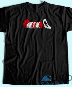 Dr Seuss Cat in The Hat T-Shirt Unisex Custom Tee Shirt Printing